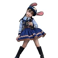Amazon.co.jp: ズートピア ジュディ コスプレ衣装 帽子付き 11点